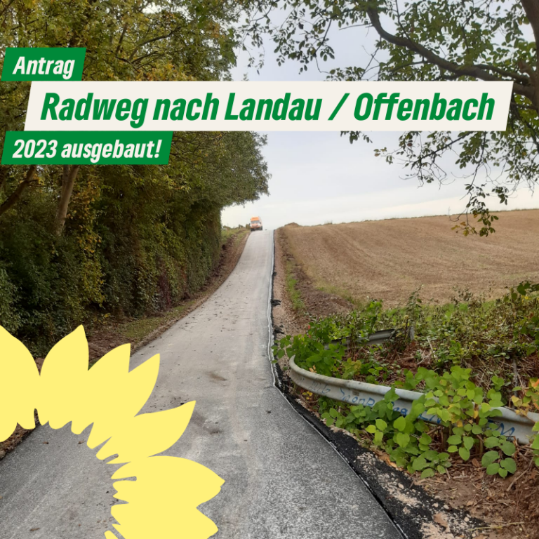 Radweg nach Landau/Offenbach